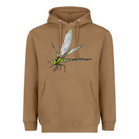 Toasted Coconut Blue And Yellow Dragonfly Heavyweight Hoodie - LillyAllenDesigns