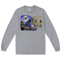 Heather Grey something wicked this way comes Long Sleeve Tee - CowGirlArtShop