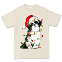 Bone christmas shih tzu dog Premium Tee - LillyAllenDesigns