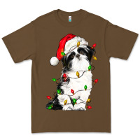 Cacao christmas shih tzu dog Premium Tee - LillyAllenDesigns