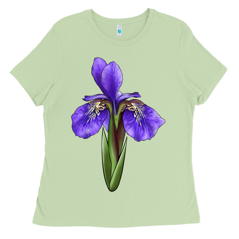 Iris Flower Ladies Tee by LillyAllenDesigns | Teevron