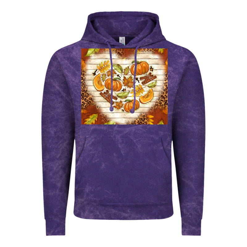 Fall Heart With Leopard Vintage Hoodie by TumblerDesignByShophia | Teevron