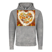 Cloud Rock fall heart with leopard Vintage Hoodie - TumblerDesignByShophia