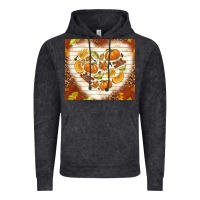 Vintage Arctic fall heart with leopard Vintage Hoodie - TumblerDesignByShophia