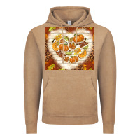 Vintage Coffee fall heart with leopard Vintage Hoodie - TumblerDesignByShophia