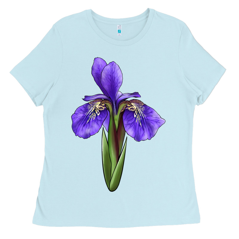 Iris Flower Ladies Tee by LillyAllenDesigns | Teevron