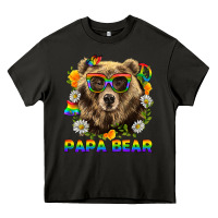 Asphalt Papa Bear Pride LGBTQ+ Heavy Core Tee - BundleAndBundleShop