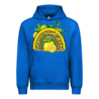Cobalt lemon  rainbow Urban Hoodie - BarkalooDesign