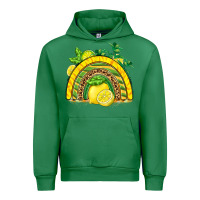 Emerald lemon  rainbow Urban Hoodie - BarkalooDesign