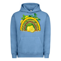 Pigment Pebble Blue lemon  rainbow Urban Hoodie - BarkalooDesign