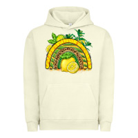 Pigment Pistachio lemon  rainbow Urban Hoodie - BarkalooDesign