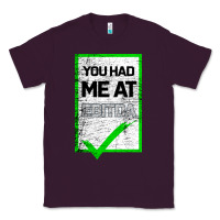Plum You Had Me At Ebitda Classic Tee - Bettercallsaul
