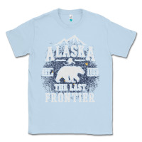 Dusty Blue Alaska The Last Frontier Classic Tee - lanVoArt