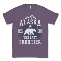 Lavender Alaska The Last Frontier Classic Tee - lanVoArt