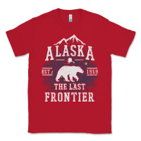 Red Alaska The Last Frontier Classic Tee - lanVoArt