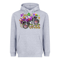 Mardi Gras Monster Truck Heavyweight Hoodie | Teevron