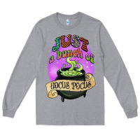 Heather Grey just a bunch of hocus pocus Long Sleeve Tee - CowGirlArtShop