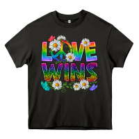 Asphalt Pride LGBTQ+ Love Wins Heavy Core Tee - BundleAndBundleShop