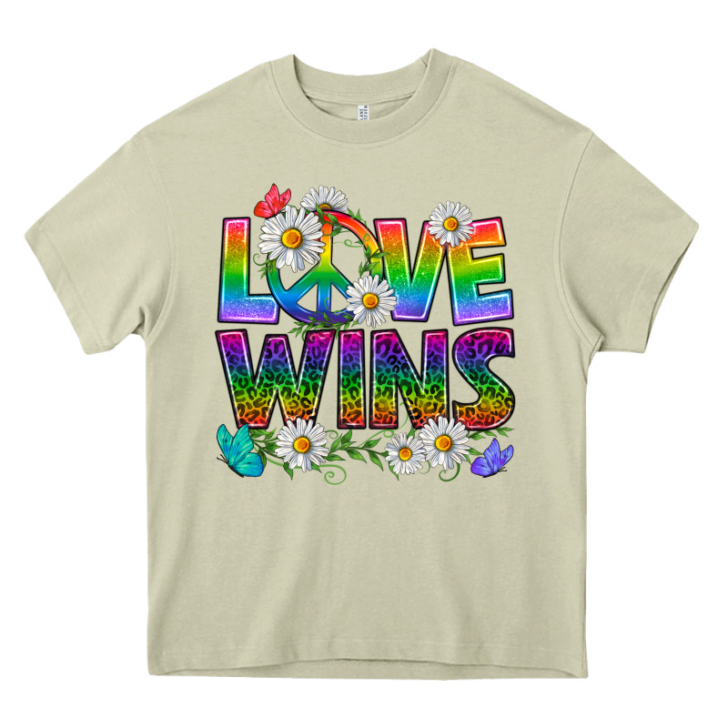 Pride Lgbtq+ Love Wins Heavy Core Tee by BundleAndBundleShop | Teevron