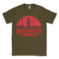Army Green Halloween Things Strange Halloween Classic Tee - lanVoArt