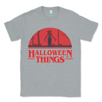 Heather Grey Halloween Things Strange Halloween Classic Tee - lanVoArt
