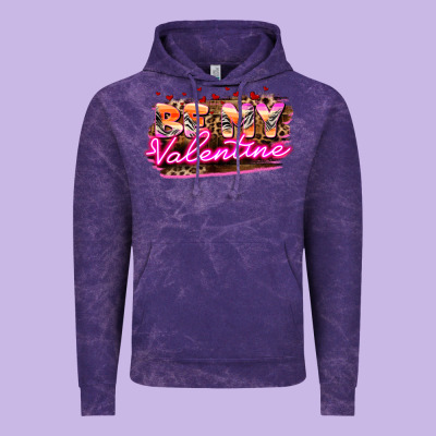 Be My Valentine Vintage Hoodie Designed By Howdyjamesfarm
