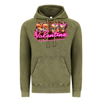 Vintage Olive be my valentine Vintage Hoodie - HowdyJamesFarm