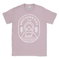 Lilac Breckenridge Colorado Bear Mountains Trees Hiking Classic Tee - lanVoArt