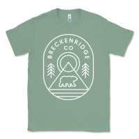 Sage Breckenridge Colorado Bear Mountains Trees Hiking Classic Tee - lanVoArt