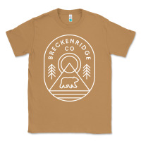 Toasted Coconut Breckenridge Colorado Bear Mountains Trees Hiking Classic Tee - lanVoArt
