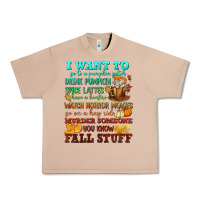 Burro I want to Fall stuff Urban Heavy Tee - NancyCooperArtShop