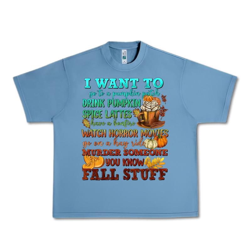 I Want To Fall Stuff Urban Heavy Tee by NancyCooperArtShop | Teevron