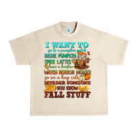 Sandshell I want to Fall stuff Urban Heavy Tee - NancyCooperArtShop