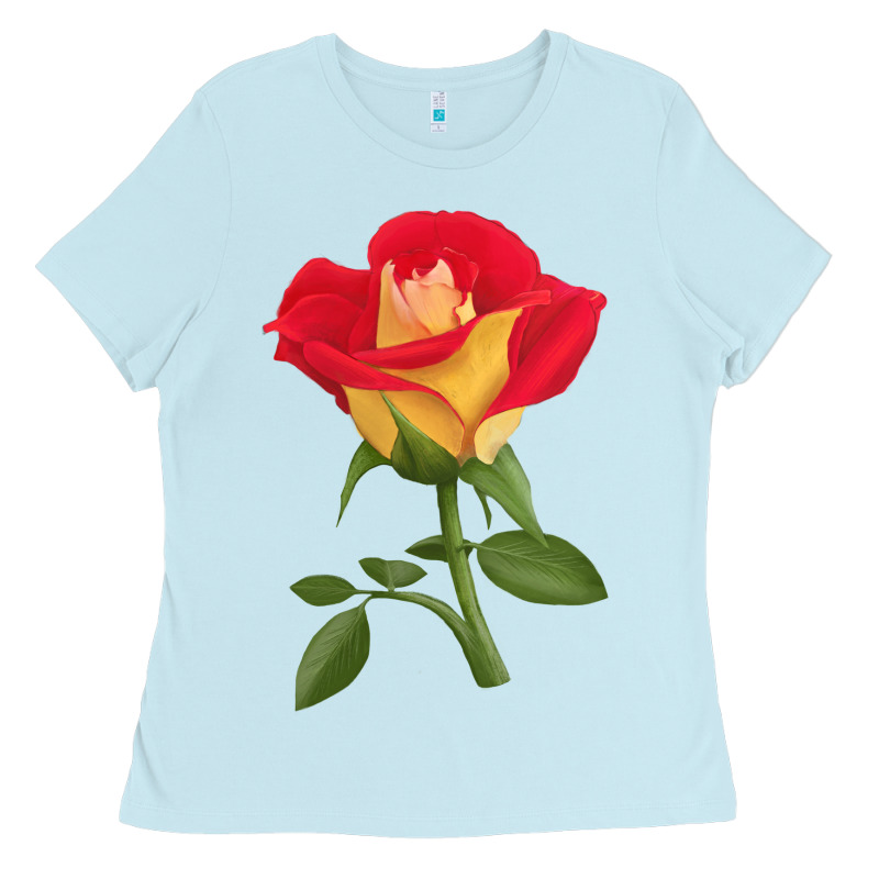Ketchup And Mustard Rose Ladies Tee by LillyAllenDesigns | Teevron