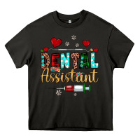 Asphalt Christmas dental assistant Heavy Core Tee - JahusDesignShop