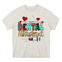 Cream Christmas dental assistant Heavy Core Tee - JahusDesignShop