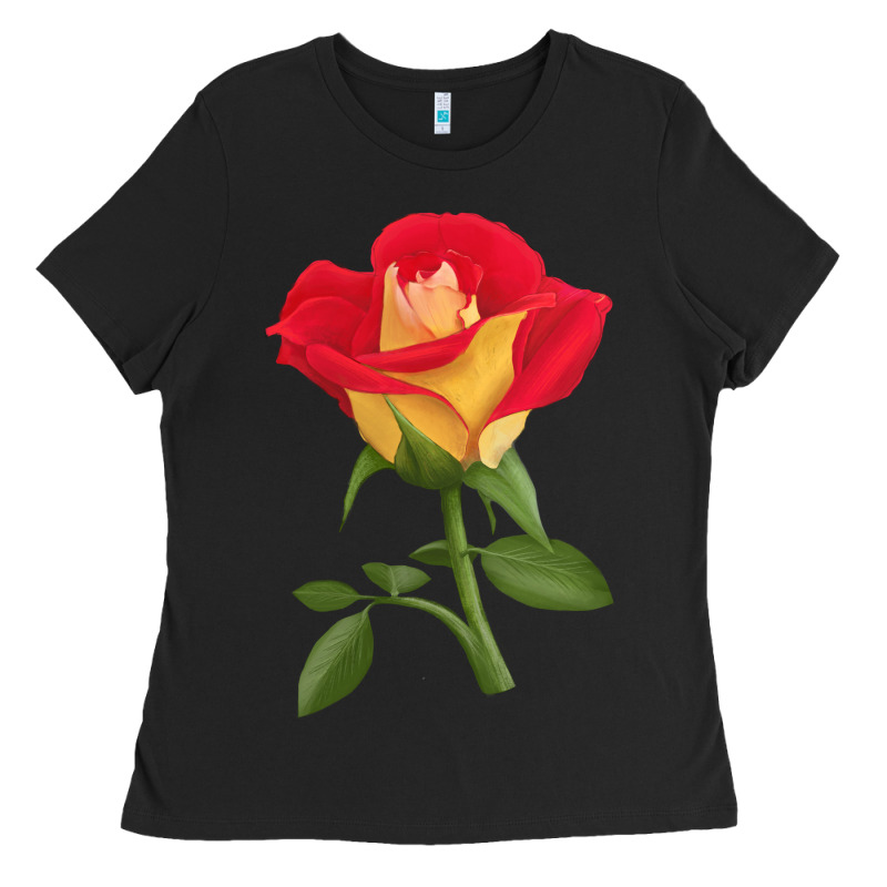 Ketchup And Mustard Rose Ladies Tee by LillyAllenDesigns | Teevron