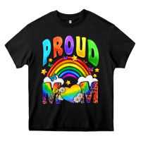 Black Western Proud Mom Heavy Core Tee - BundleAndBundleShop
