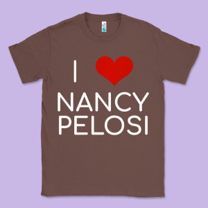 Limited Edition I Love Nancy Pelosi Heart Madam Speaker Democratic Pol Classic Tee Designed By Lanvoart