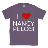 Lavender Limited Edition I Love Nancy Pelosi Heart Madam Speaker Democratic Pol Classic Tee - lanVoArt