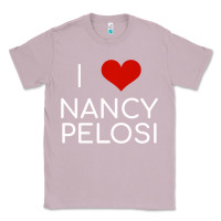 Lilac Limited Edition I Love Nancy Pelosi Heart Madam Speaker Democratic Pol Classic Tee - lanVoArt