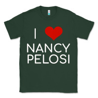 Sports Green Limited Edition I Love Nancy Pelosi Heart Madam Speaker Democratic Pol Classic Tee - lanVoArt