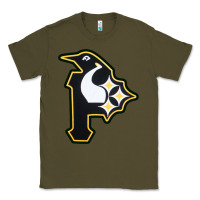 Army Green pittsburgh combined sports shirt and sticker Classic Tee - lanVoArt