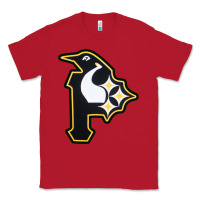 Red pittsburgh combined sports shirt and sticker Classic Tee - lanVoArt