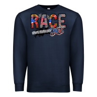 Navy race girl Premium Sweatshirt - RacoonDesign