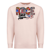 Pale Pink race girl Premium Sweatshirt - RacoonDesign
