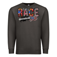 Smoke race girl Premium Sweatshirt - RacoonDesign