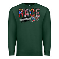 Sports Green race girl Premium Sweatshirt - RacoonDesign