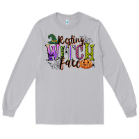 Moon Dust resting witch face Long Sleeve Tee - CowGirlArtShop
