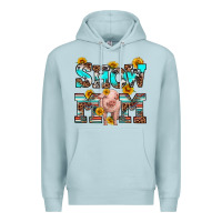 Blue Mist show mom pig Premium Hoodie - RanaPortraitStore